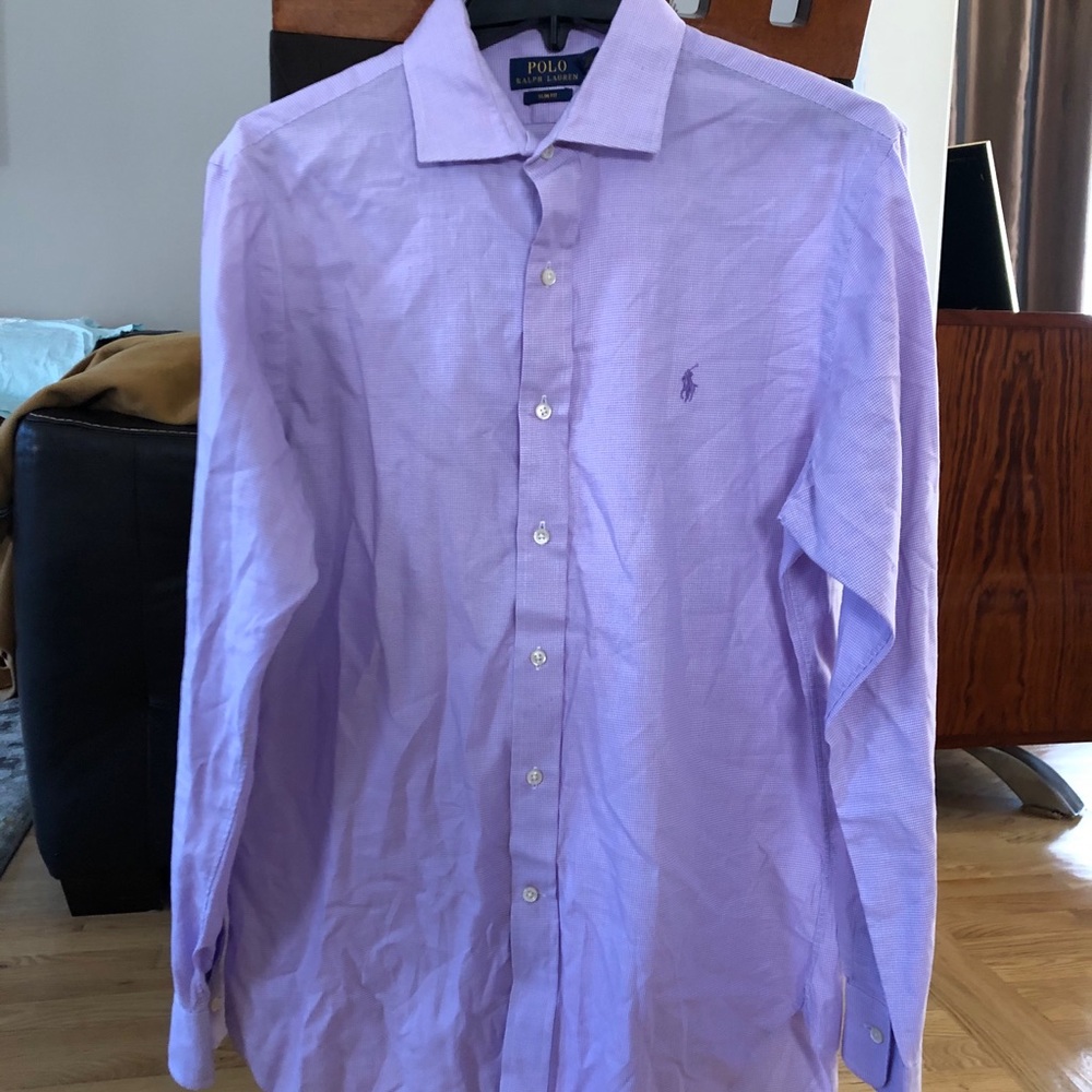 Men’s polo dress shirt